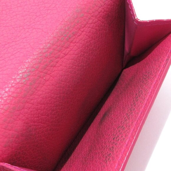 LOUIS VUITTON Portefeiulle Lock Mini Hot Pink Lockme 349-080625 - Picture 11 of 13